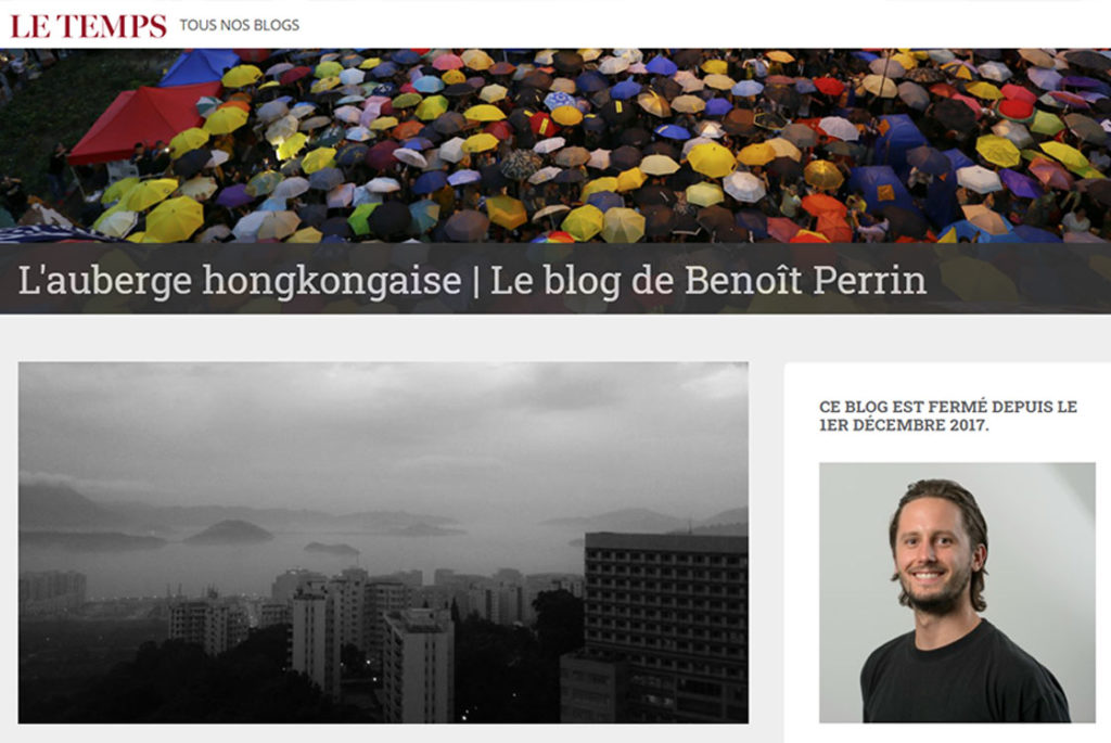 Blog Page Le Temps